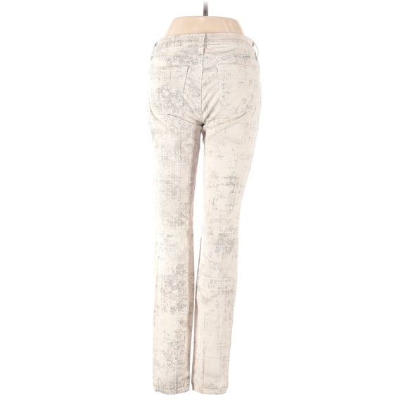 J Brand White/Tan/Cream Printed Skinny Jeans - Picture 2 of 2